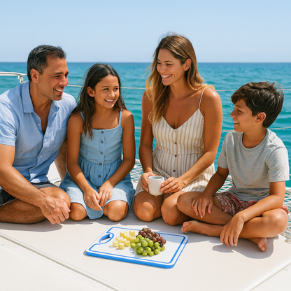 Made in the USA | Premium Cutting Board | Textured 1/2 inch HDPE UV Protected | Non-Skid or Mark Rubber Feet | Great for Boats & any Counter-top