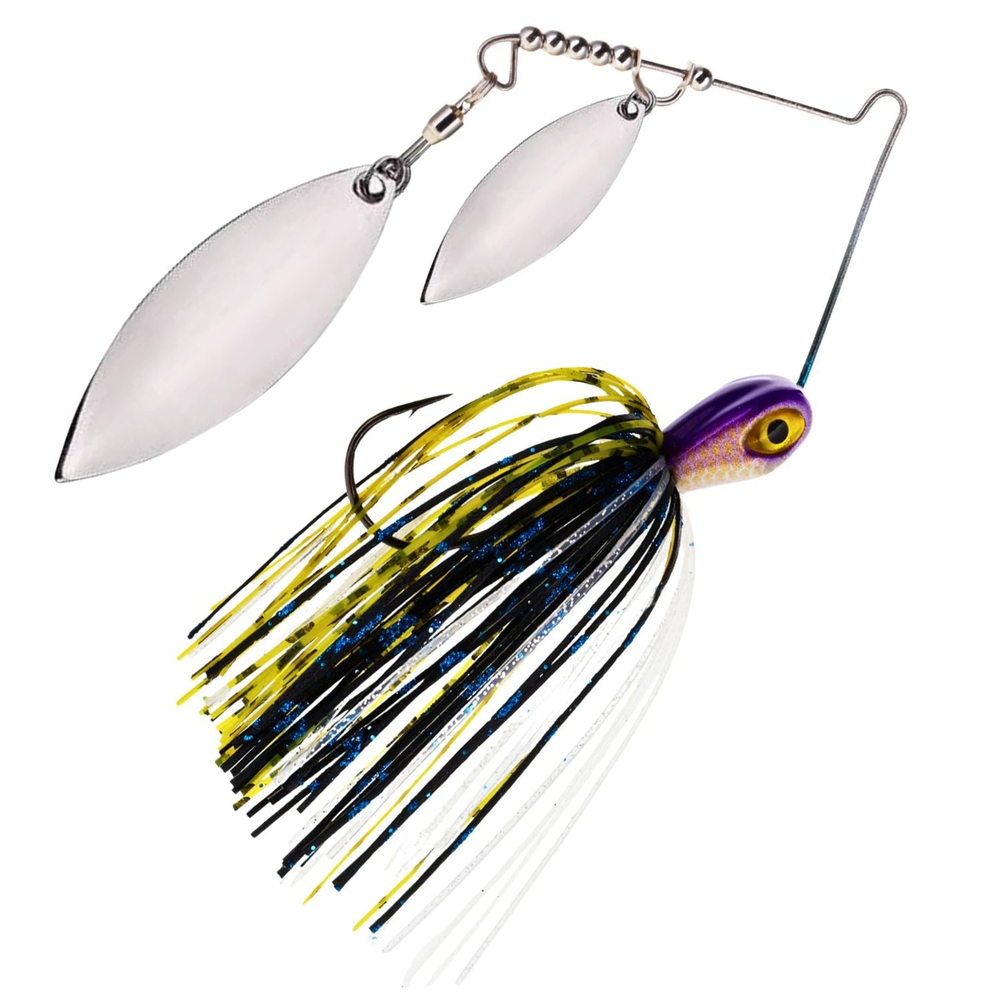 Reaction Tackle Tungsten Double Willow Blade Spinnerbait Jigs (2-Pack) - New