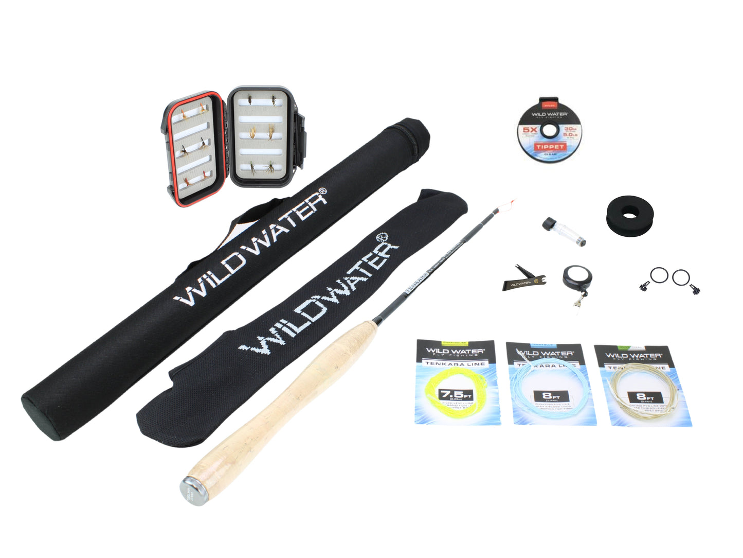 Wild Water Tenkara Zoom Fly Fishing Kit 7-8 ft Shorty Rod | SendIt Sailing