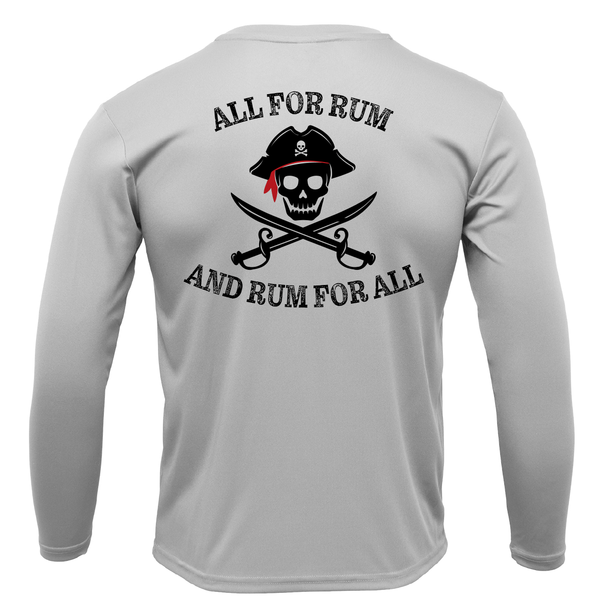 Florida Freshwater Born "All For Rum and Rum For All" Girl's Long Sleeve UPF 50+ Dry-Fit Shirt