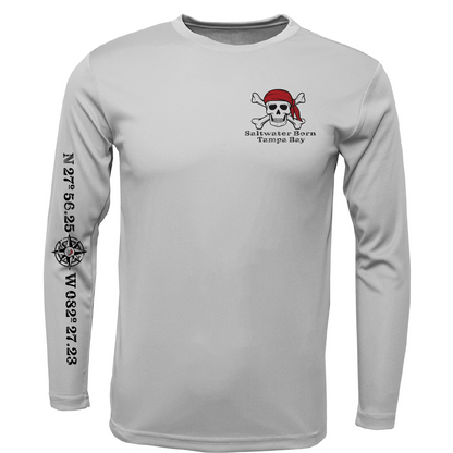 Tampa Bay, FL "All For Rum and Rum For All" Men's Long Sleeve UPF 50+ Dry-Fit Shirt