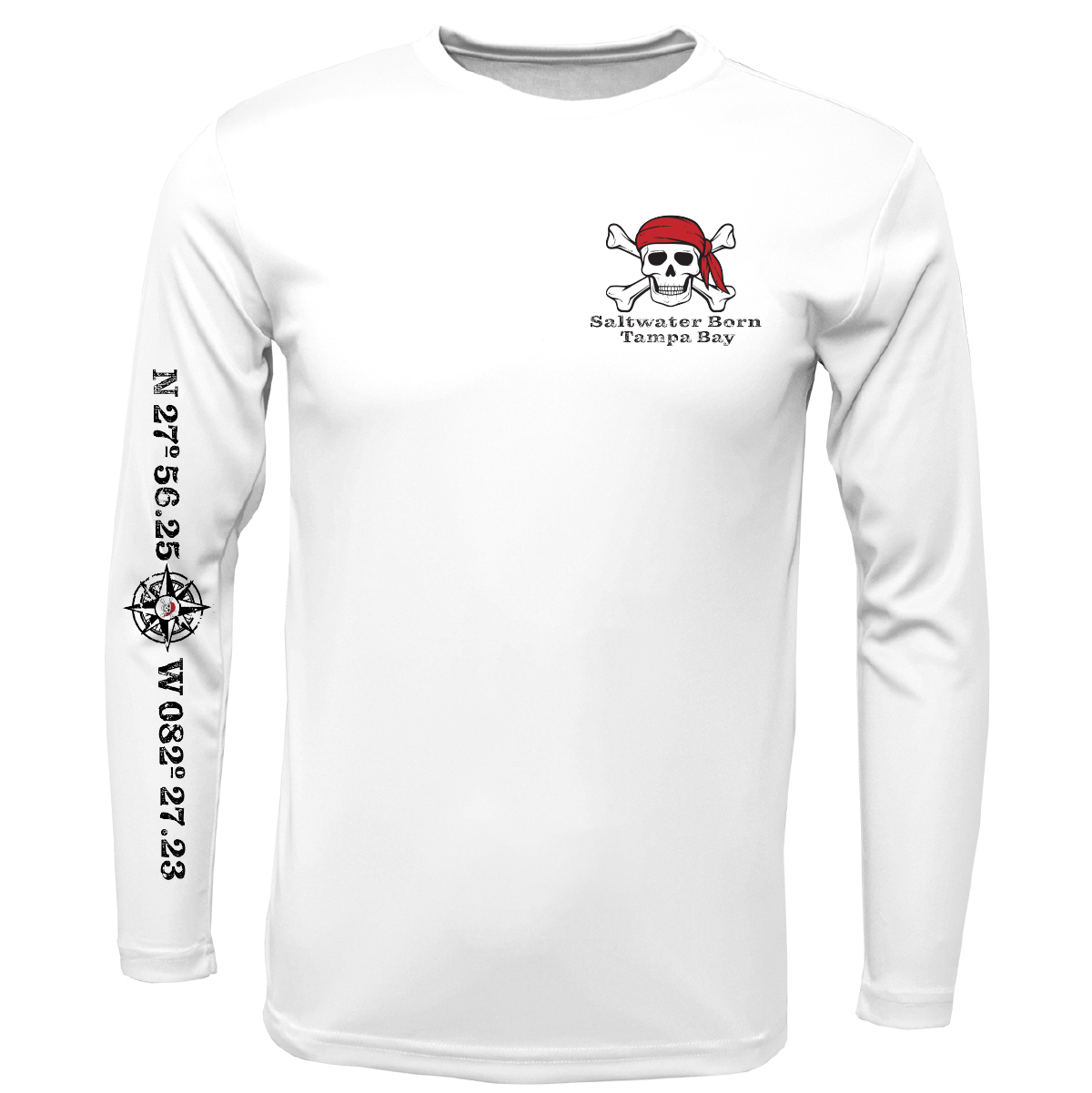 Tampa Bay, FL "All For Rum and Rum For All" Men's Long Sleeve UPF 50+ Dry-Fit Shirt