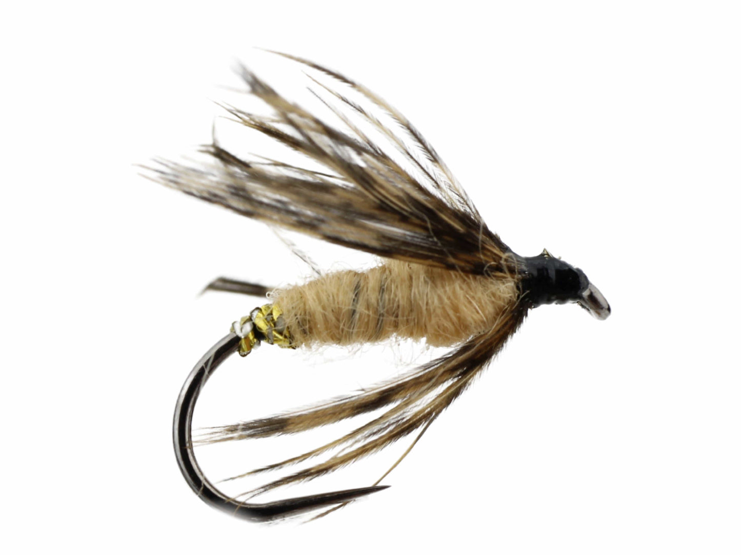 Wild Water Fly Fishing Tan Killer Kebari Tenkara Fly, size 12 (Qty 6) | SendIt Sailing