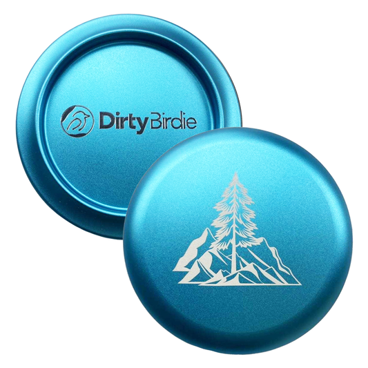 Aluminum Teal Mountain  Dirty Birdie Mini Marker