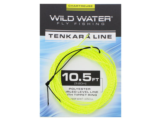 Wild Water Fly Fishing 10.5ft Chartreuse Furled Level Tenkara Line | SendIt Sailing