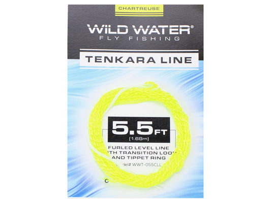 Wild Water Fly Fishing 5.5ft Chartreuse Furled Level Tenkara Line | SendIt Sailing