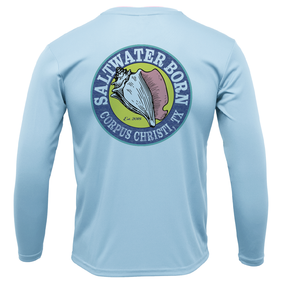 Corpus Christi, TX Flag Long Sleeve UPF 50+ Dry-Fit Shirt