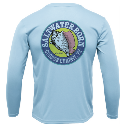 Corpus Christi, TX Flag Long Sleeve UPF 50+ Dry-Fit Shirt