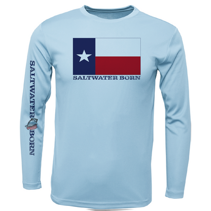 Corpus Christi, TX Flag Long Sleeve UPF 50+ Dry-Fit Shirt