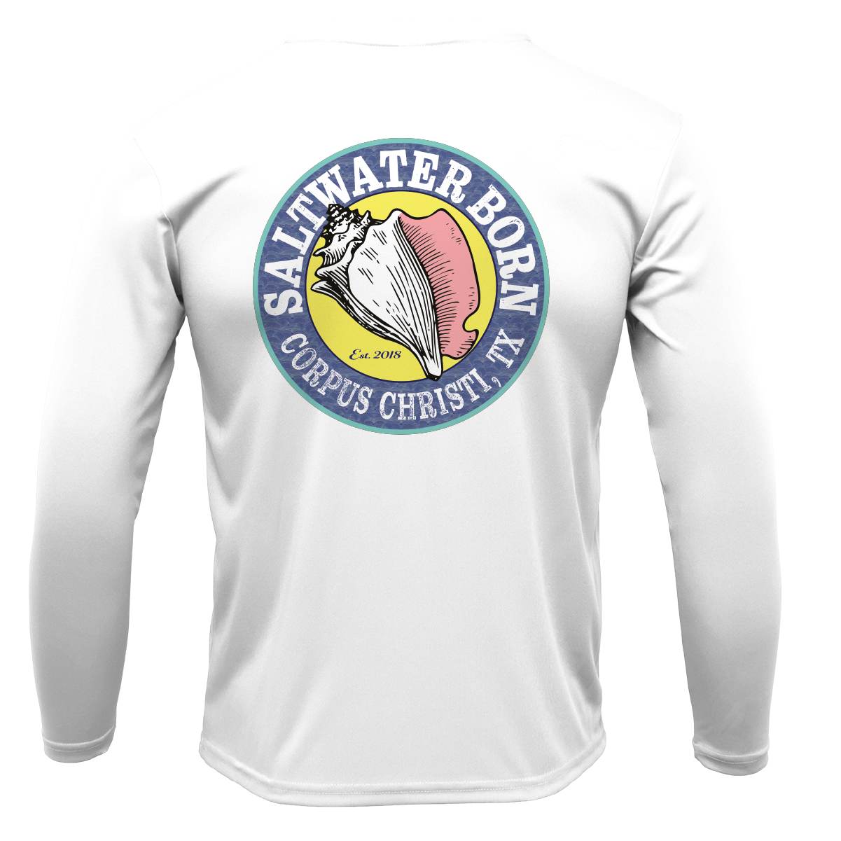 Corpus Christi, TX Flag Long Sleeve UPF 50+ Dry-Fit Shirt