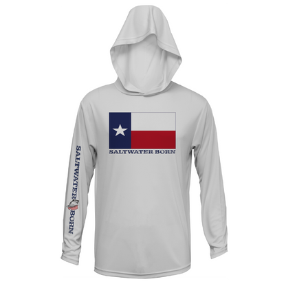 Texas Flag Long Sleeve UPF 50+ Dry-Fit Hoodie