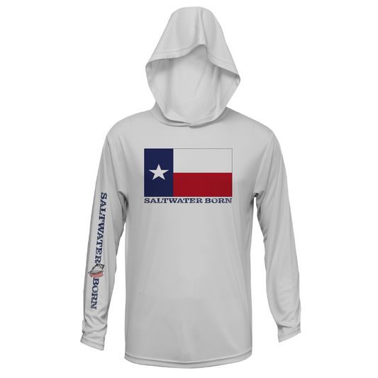 Texas Flag Long Sleeve UPF 50+ Dry-Fit Hoodie