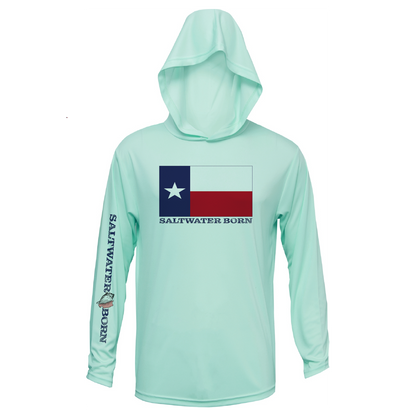 Texas Flag Boys Long Sleeve UPF 50+ Dry-Fit Hoody