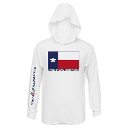 Texas Flag Long Sleeve UPF 50+ Dry-Fit Hoodie