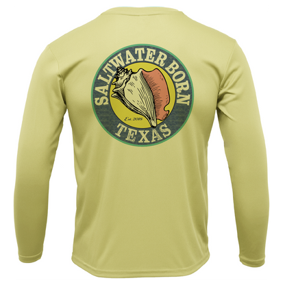Texas Flag Men's Long Sleeve UPF 50+ Dry-Fit Shirt