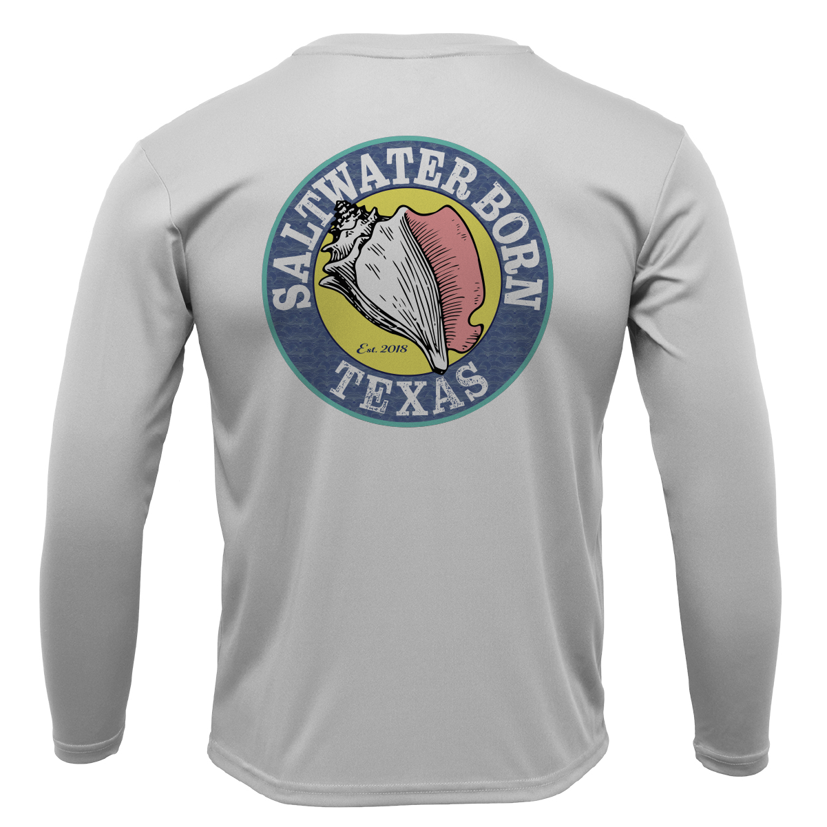 Texas Flag Men's Long Sleeve UPF 50+ Dry-Fit Shirt