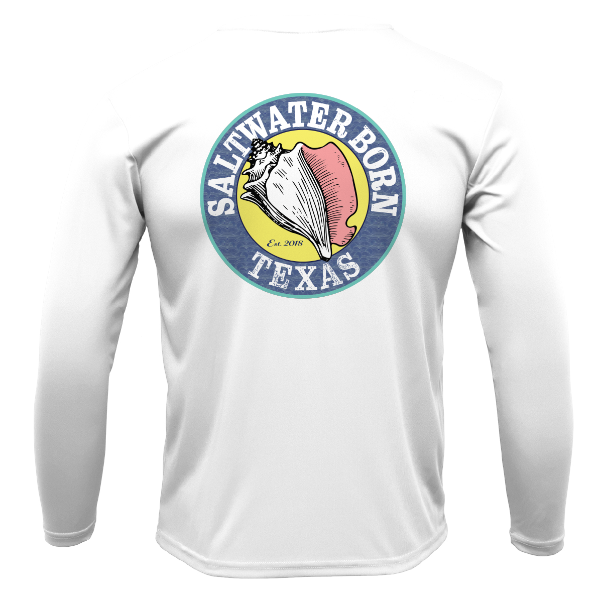 Texas Flag Men's Long Sleeve UPF 50+ Dry-Fit Shirt