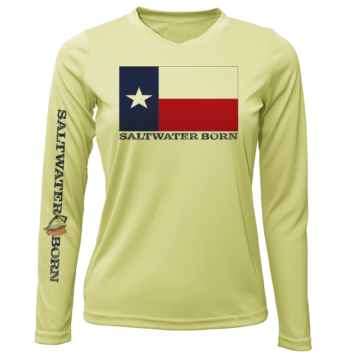 Texas Flag Long Sleeve UPF 50+ Dry-Fit Shirt