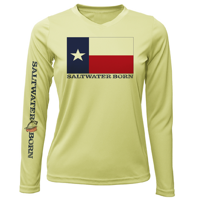 Texas Flag Long Sleeve UPF 50+ Dry-Fit Shirt