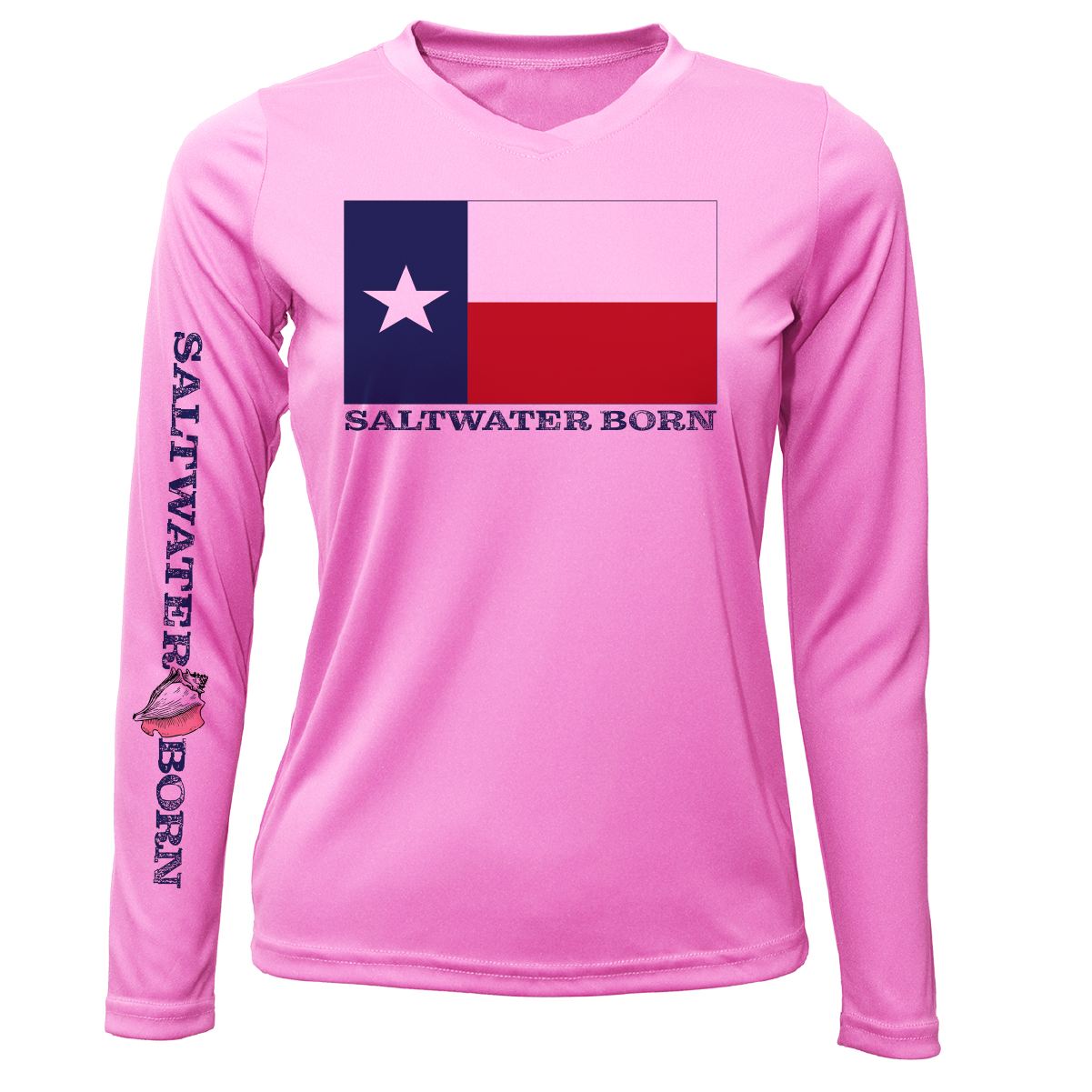 Texas Flag Long Sleeve UPF 50+ Dry-Fit Shirt