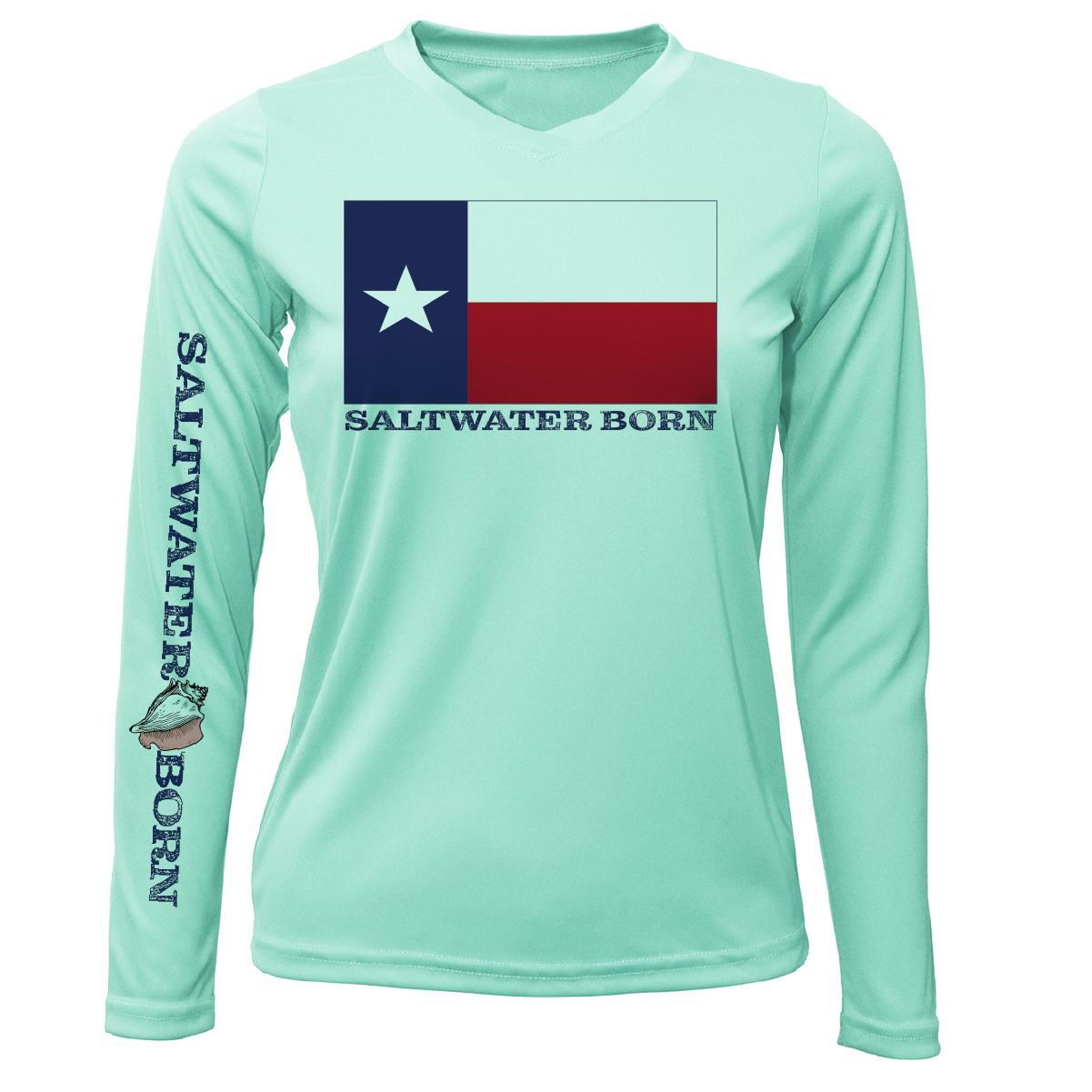 Texas Flag Long Sleeve UPF 50+ Dry-Fit Shirt