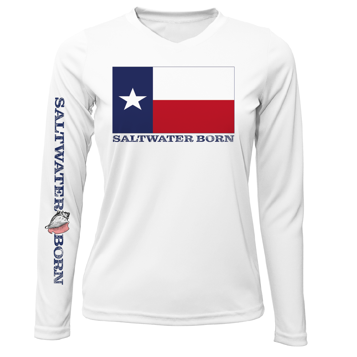 Texas Flag Long Sleeve UPF 50+ Dry-Fit Shirt
