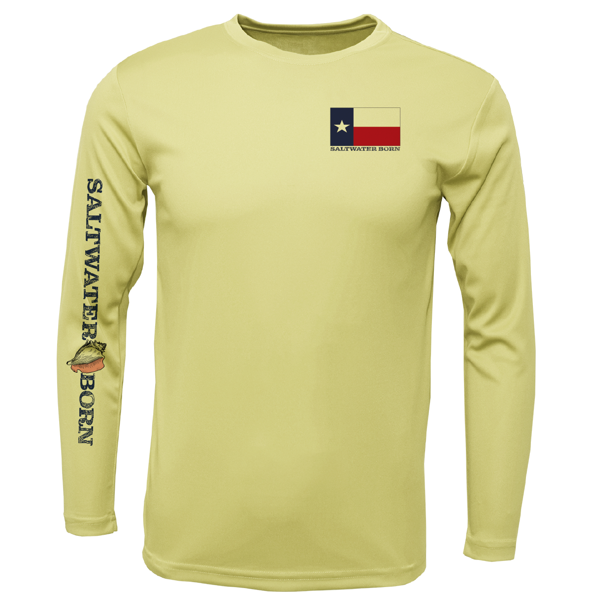 Texas Redfish Long Sleeve UPF 50+ Dry-Fit Shirt