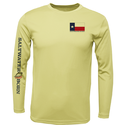 Texas Redfish Long Sleeve UPF 50+ Dry-Fit Shirt