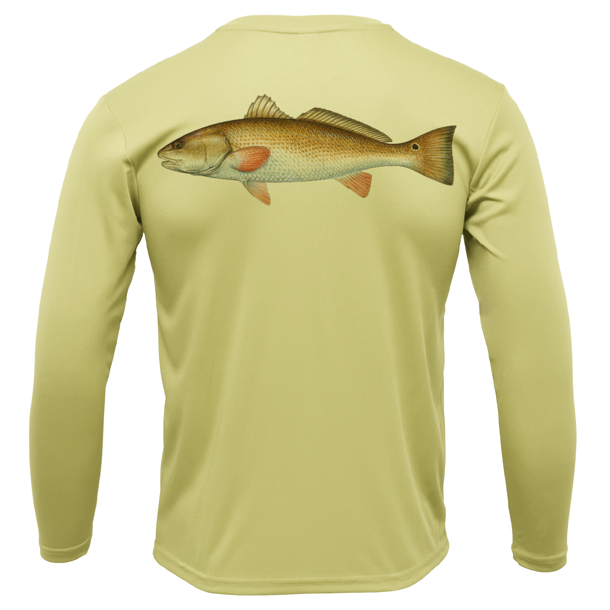 Texas Redfish Long Sleeve UPF 50+ Dry-Fit Shirt