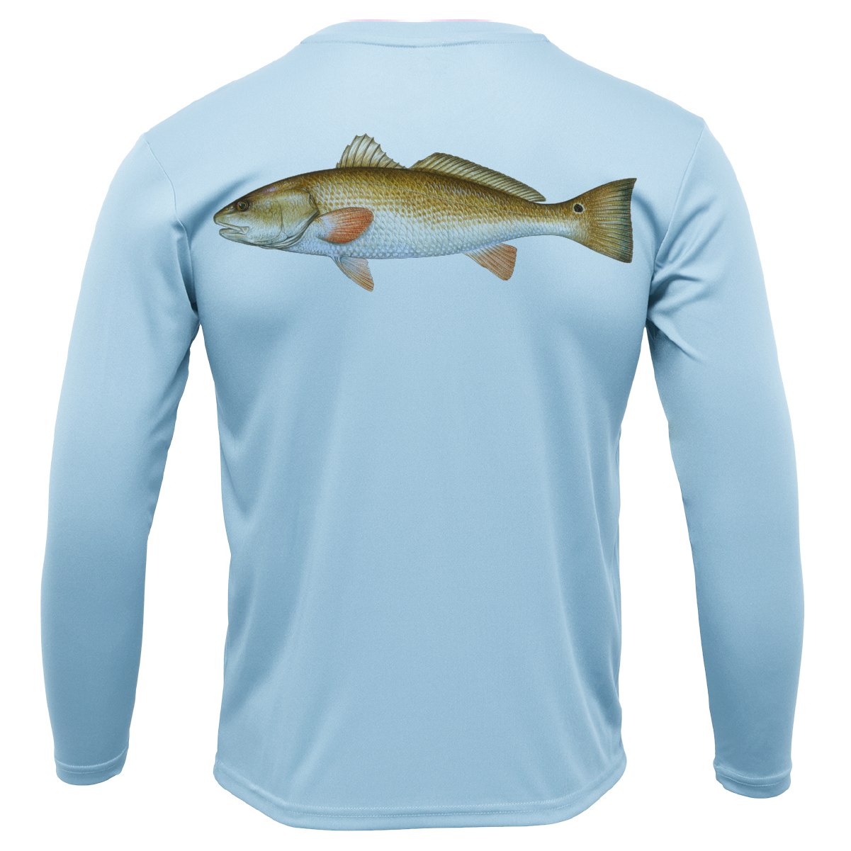 Texas Redfish Long Sleeve UPF 50+ Dry-Fit Shirt