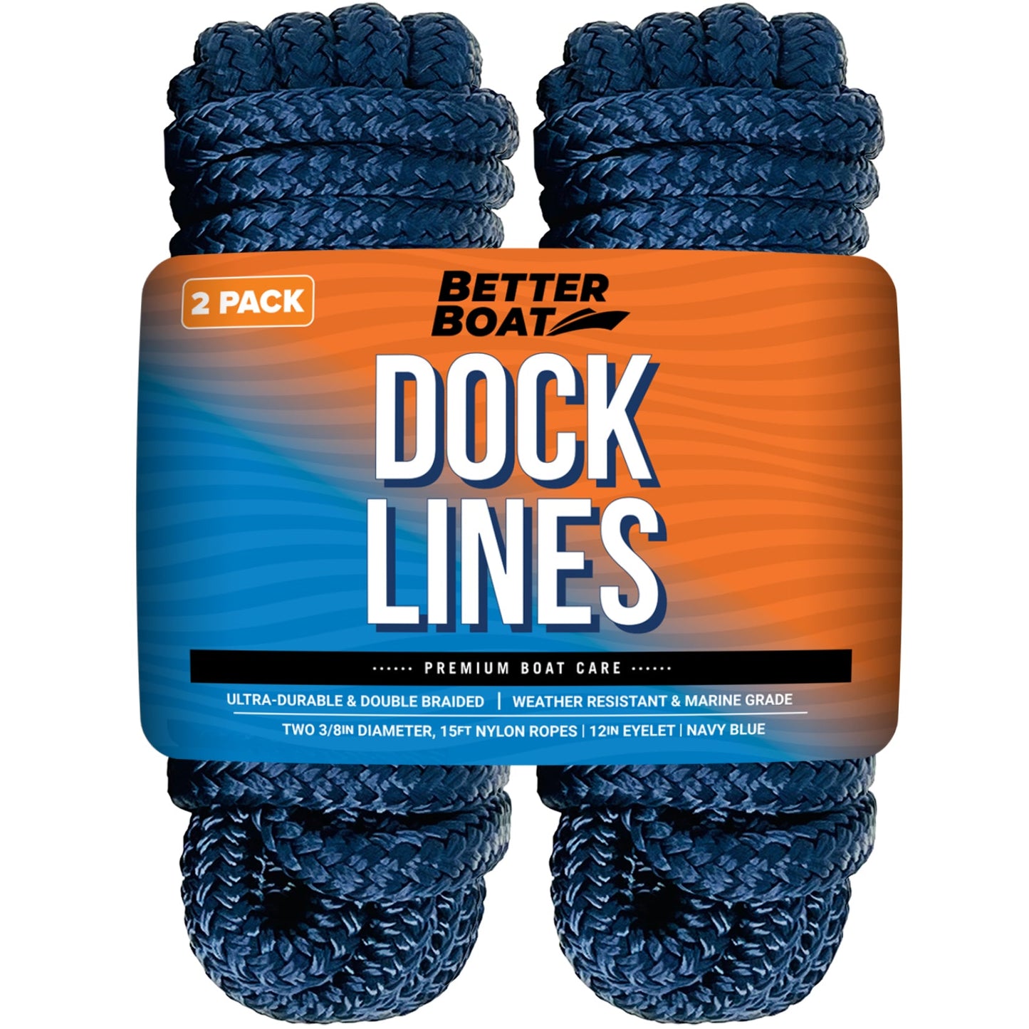 Better Boat 3/8" Dock Lines 15FT