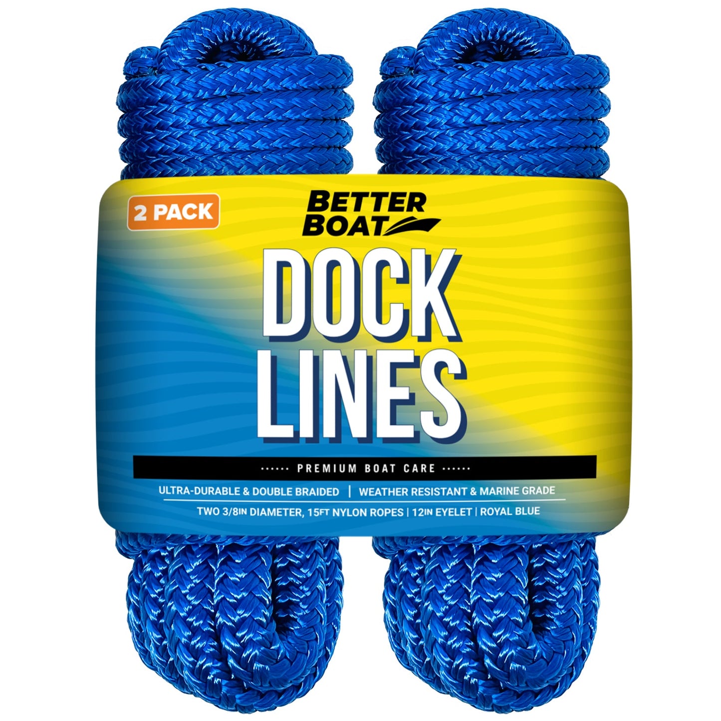 Better Boat 3/8" Dock Lines 15FT