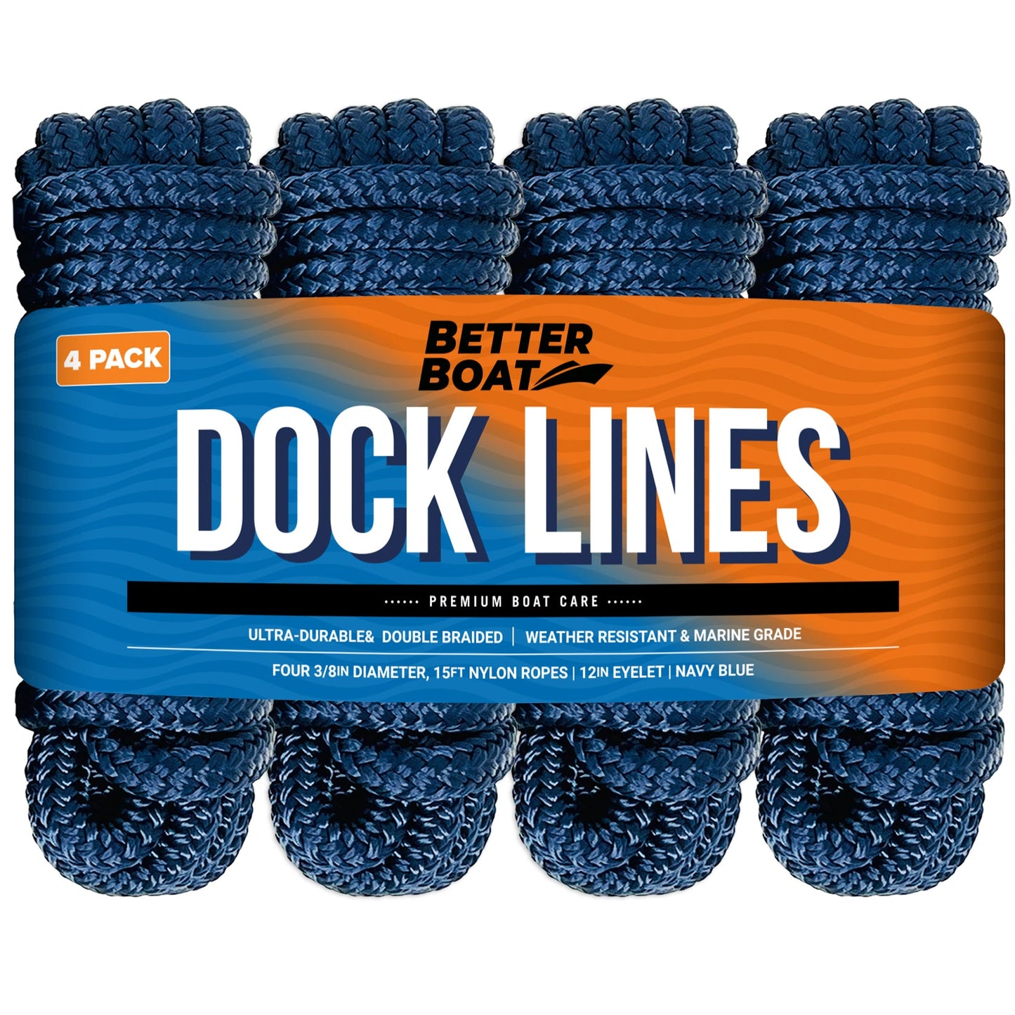 Better Boat 3/8" Dock Lines 15FT