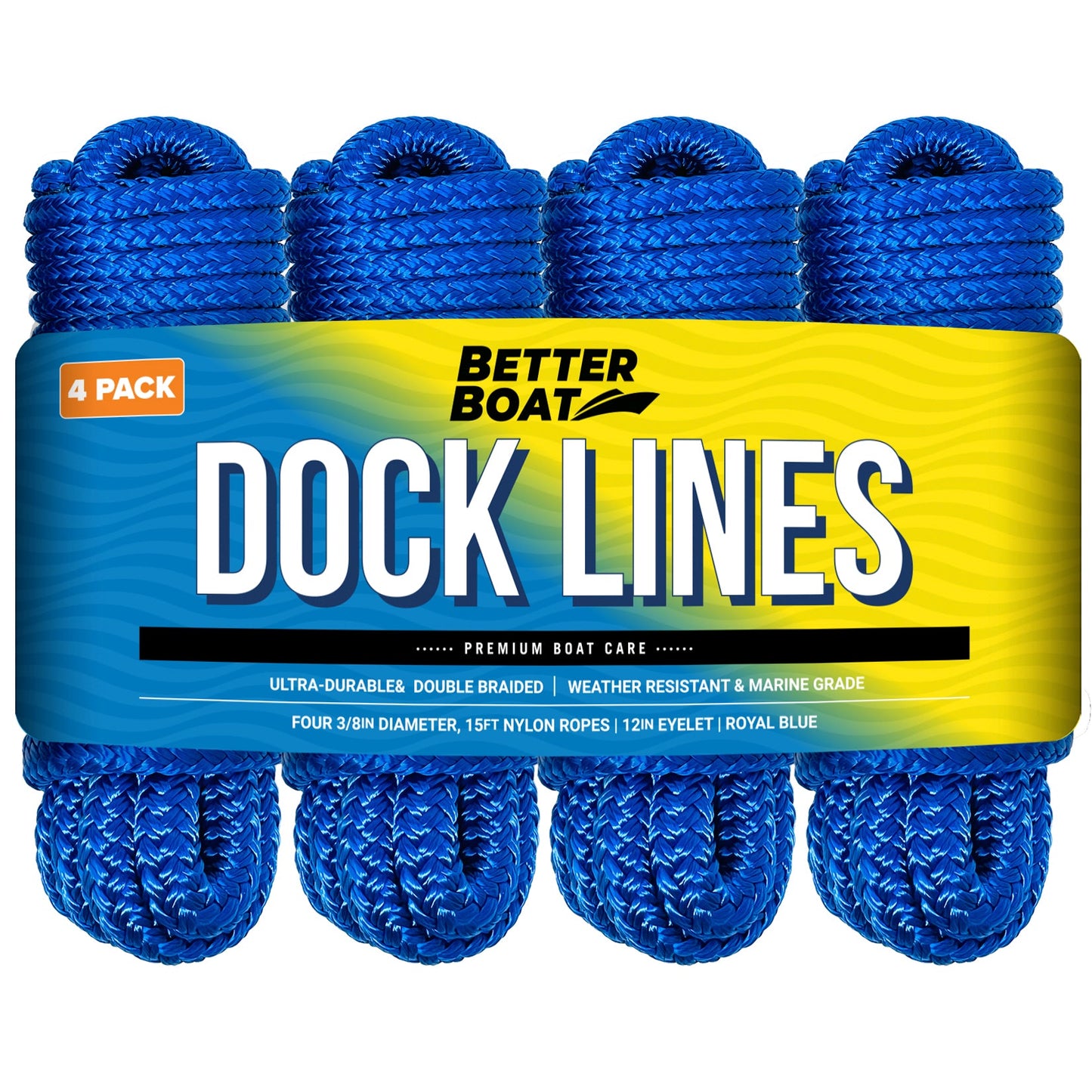 Better Boat 3/8" Dock Lines 15FT