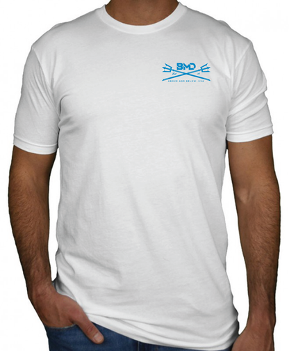 Black Mask Divers Topo Shirt White