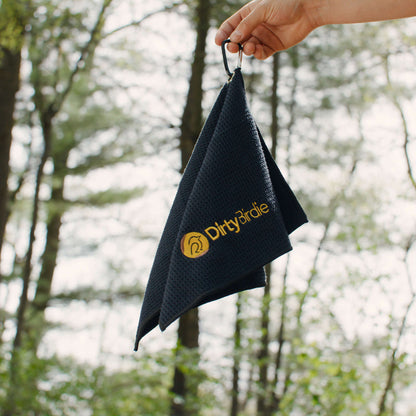 Dirty Birdie Disc Golf Towel: Stay Dry and Play Better!