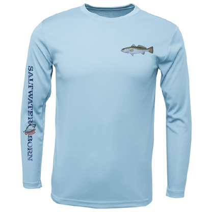 SK Trout on Chest Long Sleeve UPF 50+ Dry-Fit Shirt
