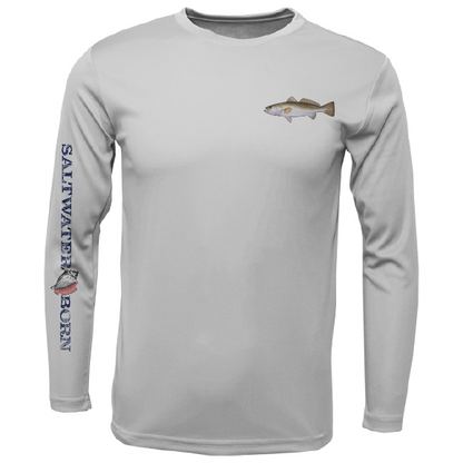 SK Trout on Chest Long Sleeve UPF 50+ Dry-Fit Shirt