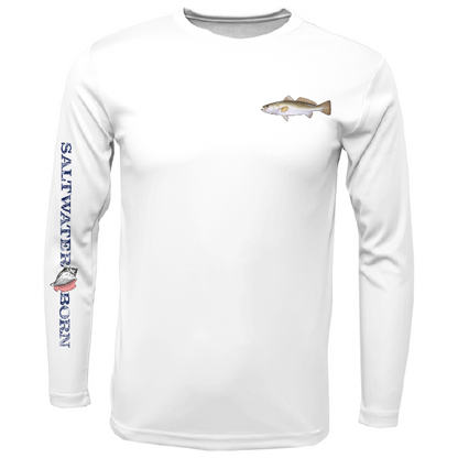 SK Trout on Chest Long Sleeve UPF 50+ Dry-Fit Shirt