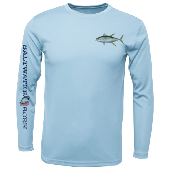SK Tuna on Chest Long Sleeve UPF 50+ Dry-Fit Shirt