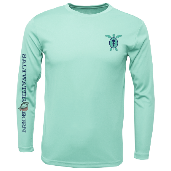 Turtle on Chest Long Sleeve UPF 50+ Dry-Fit Shirt