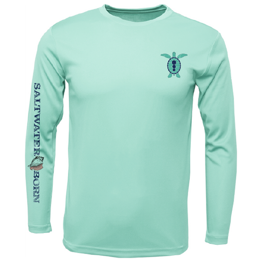 SK, FL Turtle on Chest Long Sleeve UPF 50+ Dry-Fit Shirt
