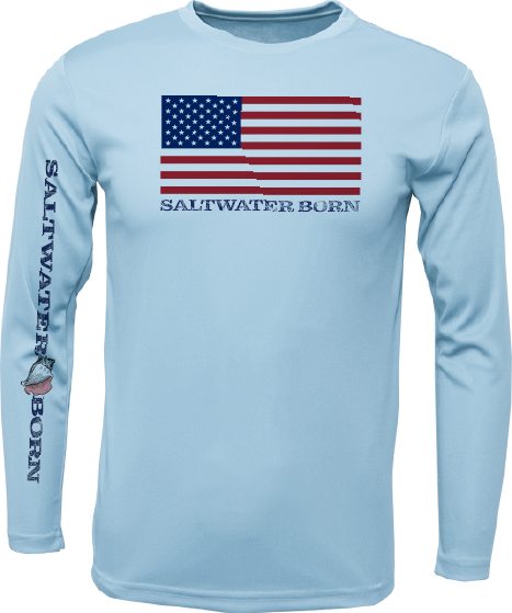 Key West, FL USA Born Long Sleeve UPF 50+ Dry-Fit Shirt