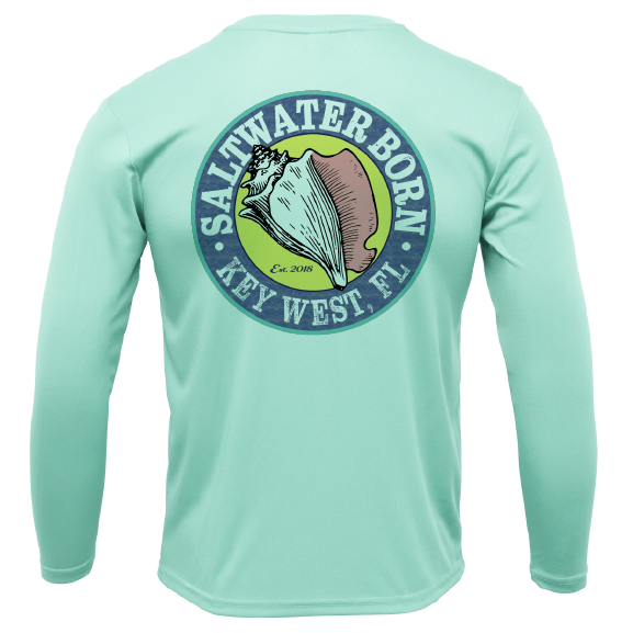 Key West, FL USA Born Long Sleeve UPF 50+ Dry-Fit Shirt