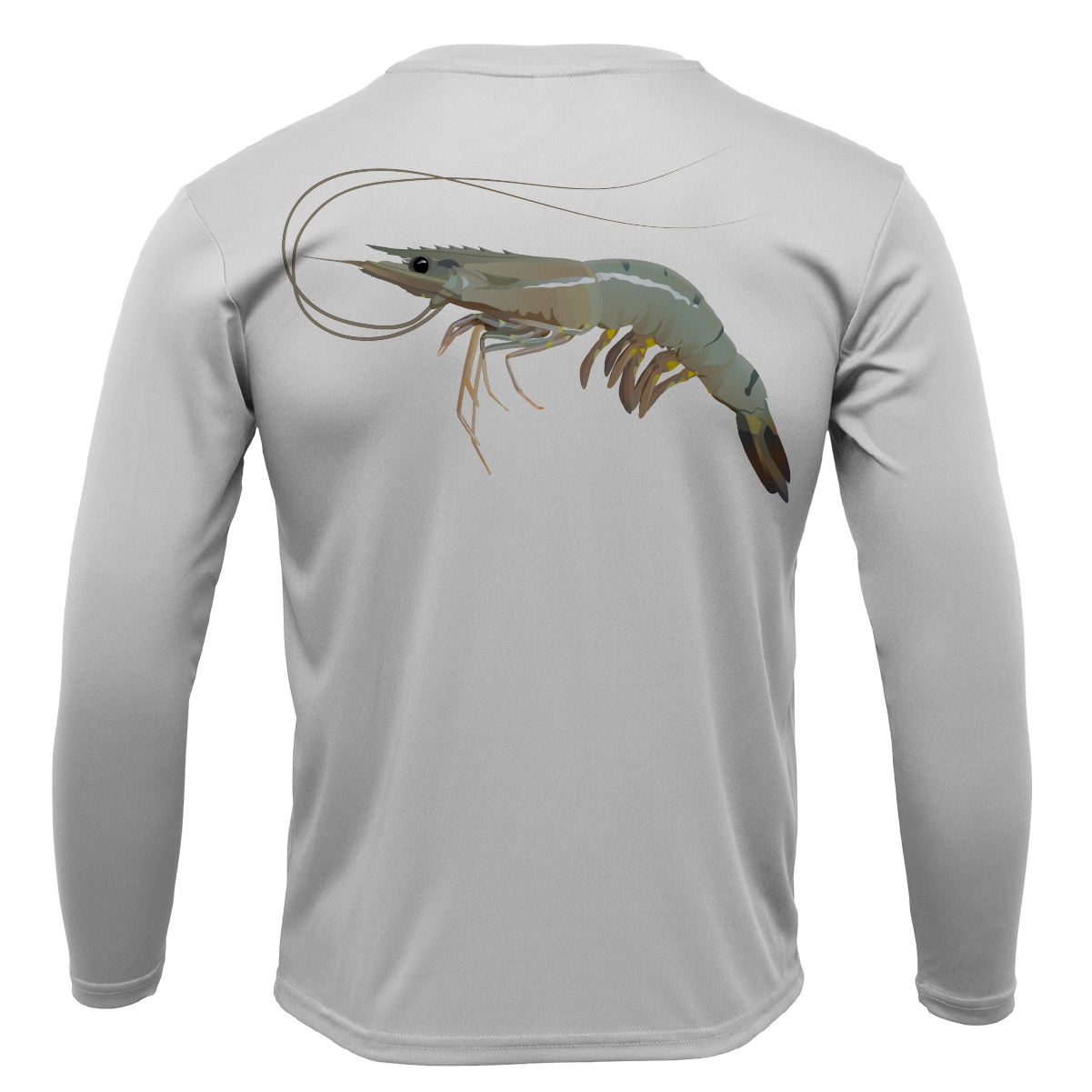 USA Jumbo Gulf Shrimp Long Sleeve UPF 50+ Dry-Fit Shirt