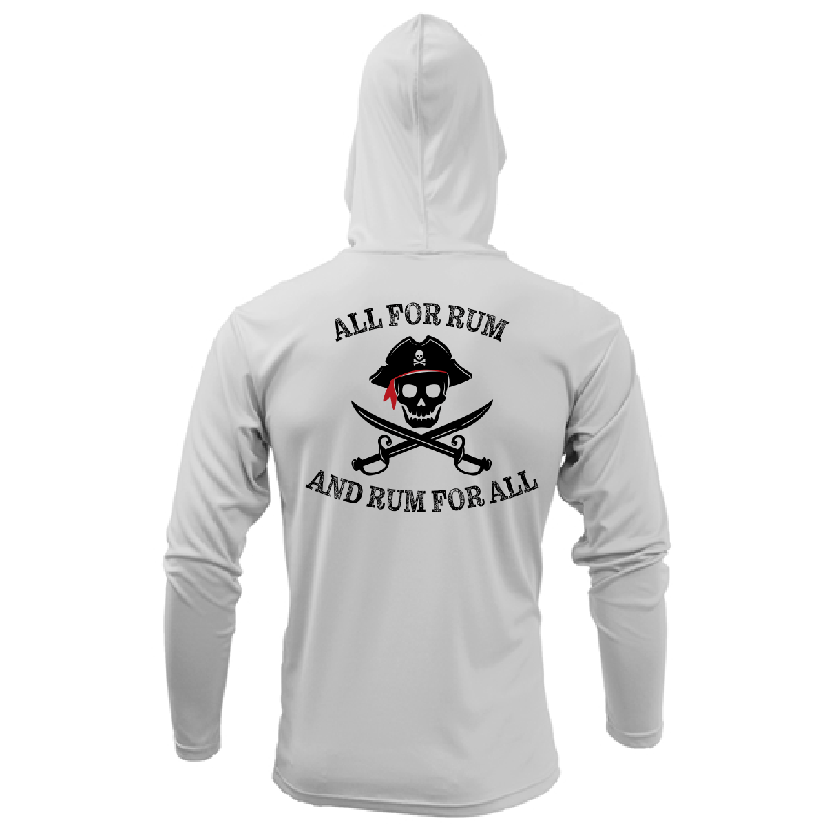 Pensacola, FL "All for Rum and Rum for All" Long Sleeve UPF 50+ Dry-Fit Hoodie