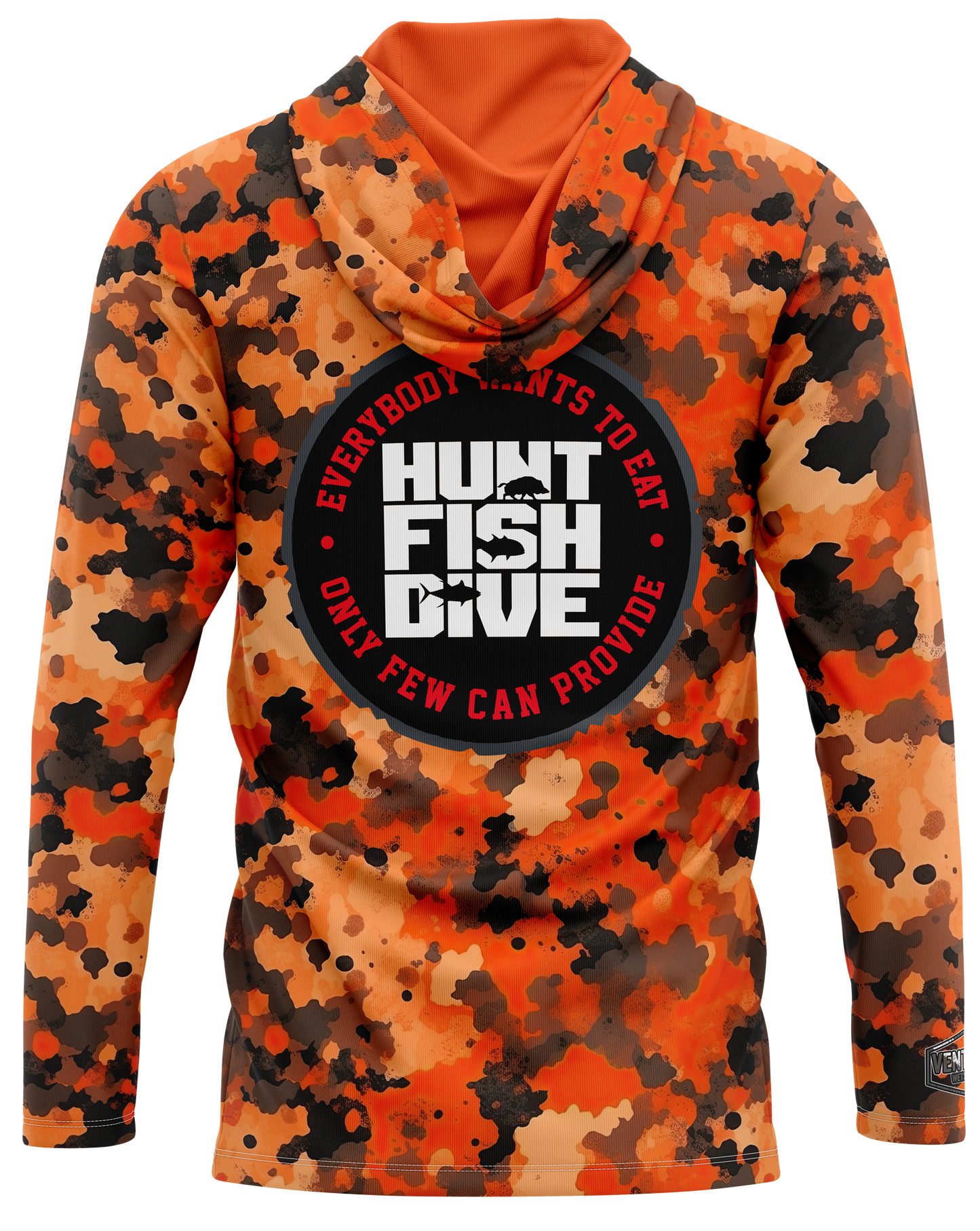 Hunt Fish Dive Blaze Dri Fit Hoodie (Adult/Keiki)