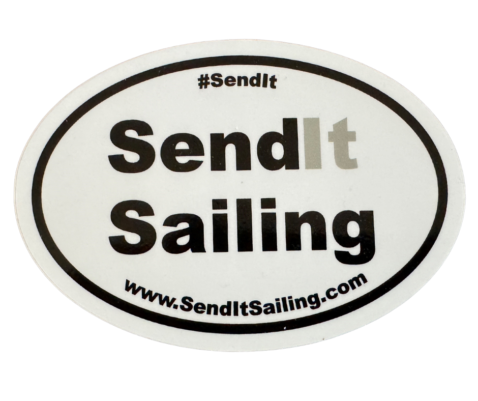 SendIt Sailing Oval Sticker | SendIt Sailing