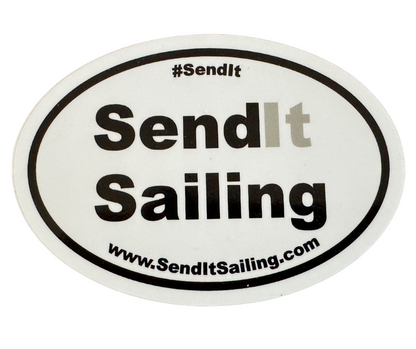 SendIt Sailing Oval Sticker | SendIt Sailing