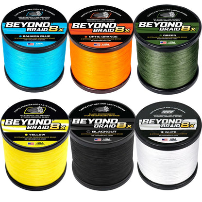 8 Strand Braided Fishing Line Series - Super Sleek & Smooth Braided Fishing Line - High Performance Fishing Line For Saltwater & Freshwater